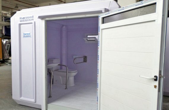 215x215 Flyttbar Handikappet Toalett Hytte