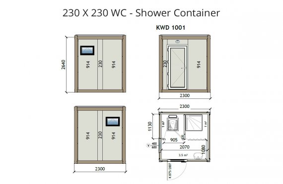 KW2 230X230 WC - Dusj Container