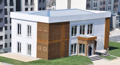 Luksuriøst Prefabrikkert salgskontor for Boshphorus City Prosjekt