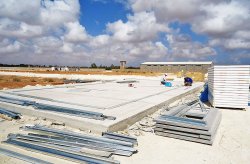 Produksjonen av prefabrikkerte bygninger for oljeutvinningssted i Libya ble fullført 