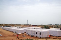 Montering av administrasjons bygninger i Senegal er fullført